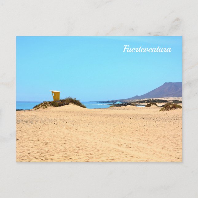 Playa de Fuerteventura - postal (Anverso)