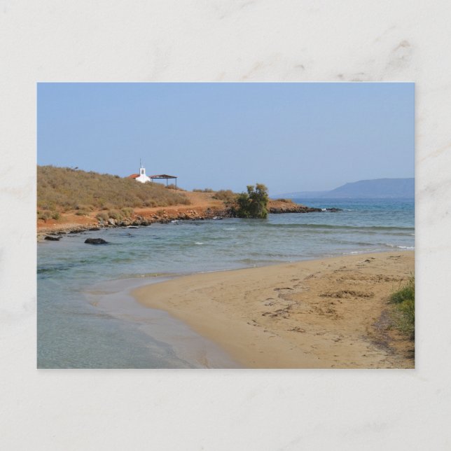Playa de Georgioupoli, postal de Creta (Anverso)