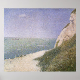 Playa de Honfleur por Georges Seurat, arte vintage