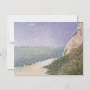 Playa de Honfleur por Georges Seurat, arte vintage