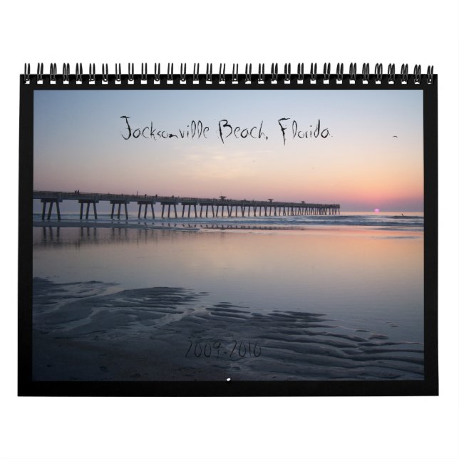 Playa de Jacksonville, la Florida - calendario de (Tapa)
