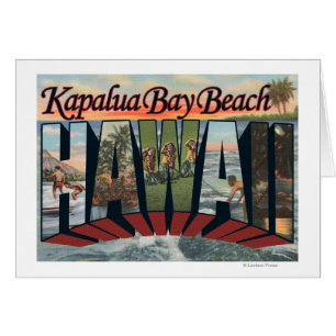 Playa de la bahía de Kapalua, Hawaii - escenas