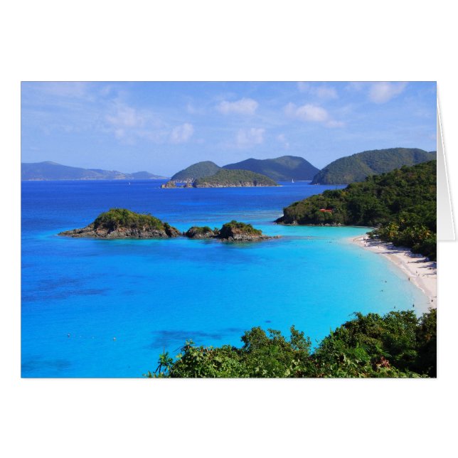 Playa de la bahía del canela, St. John, Islas (Anverso (Horizontal))