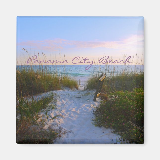 PLAYA DE LA CIUDAD DE PANAMÁ - imán refrigerador (Frente)