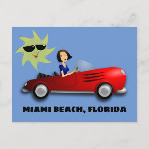 PLAYA DE MIAMI, CHICA DE FLORIDA EN Postales DE AR