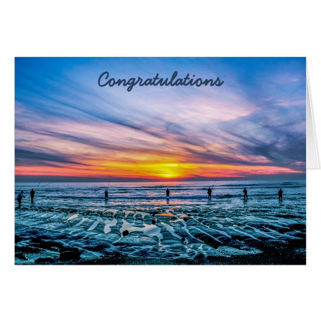 Playa de pesca retirada (Anverso (Horizontal))