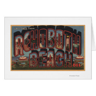 Playa de Rehoboth, Delaware - escenas grandes de