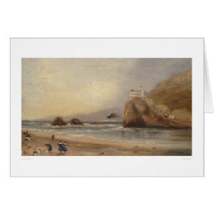 Playa de SF, roca del sello, y casa del acantilado