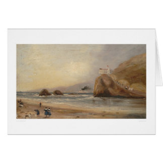 Playa de SF, roca del sello, y casa del acantilado