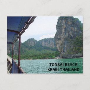 Playa de Tonsai, postal de Krabi Tailandia