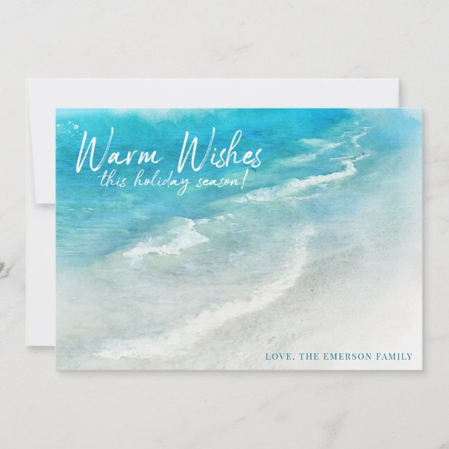 PLAYA DE VACACIONES TROPICALES | Navidad o Janucá (Anverso)