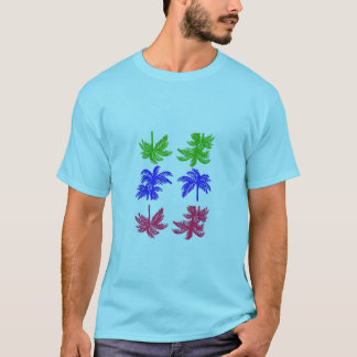 "playa de verano" una camiseta para hombres