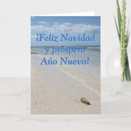 Playa del Caribe Español Isla Saona Feliz Navidad
