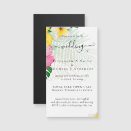 Playa del Paraíso Tropical Boda Florales vibrantes