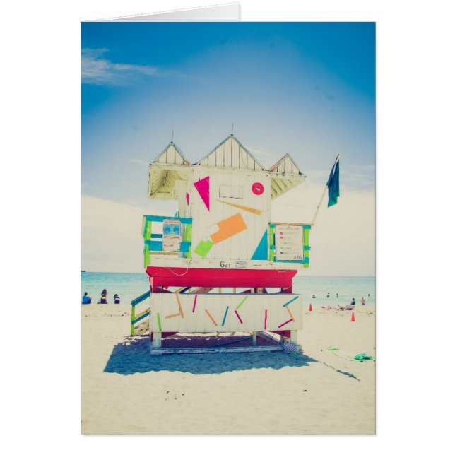 Playa del sur de la torre el | del salvavidas, (Frente)