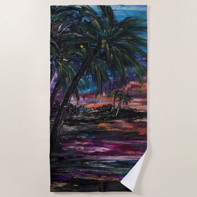 Playa Después de la toalla Glow Beach (Anverso)