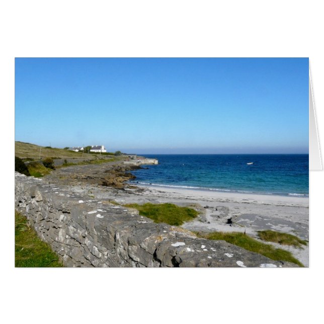 playa en Inis Mor, Islas Aran (Anverso (Horizontal))