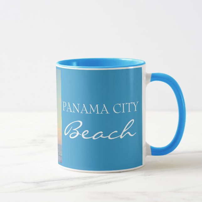 Playa FL - taza de ciudad de Panamá de la puesta (Derecha)