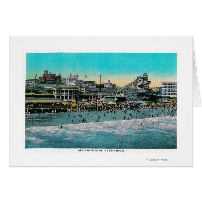 Playa frente al Bath House, Long Beach (Anverso (Horizontal))