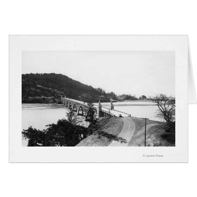 Playa Gold, puente de Oregon sobre río Rogue (Anverso (Horizontal))