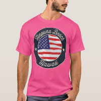 Playa Hapuna - Camiseta Patriótica Hawaii Souvenir