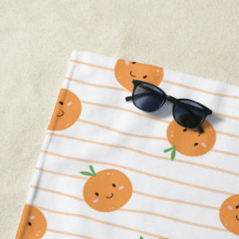 Playa Impresión de Naranjas personalizados - toalla de p