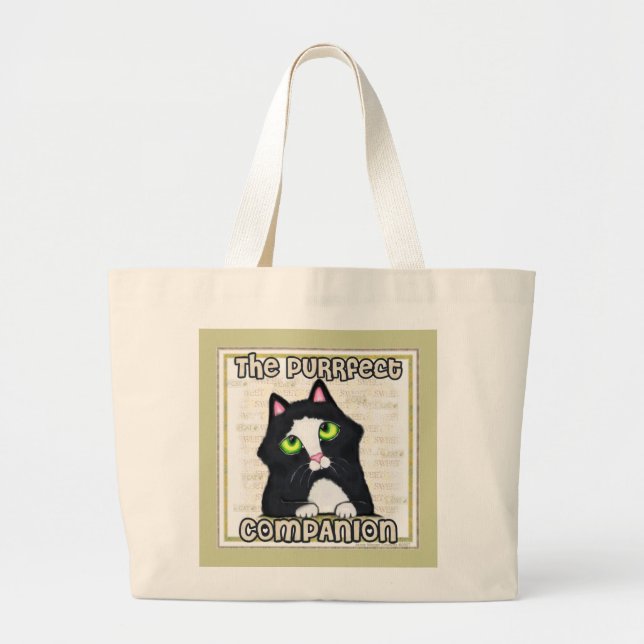 Playa/la bolsa de asas del gato del smoking (Frente)