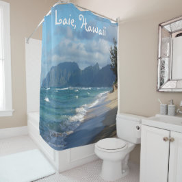 Playa Laie, cortina de ducha Hawaii