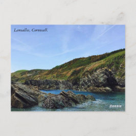 Playa Lansallos, Cornwall. Postal