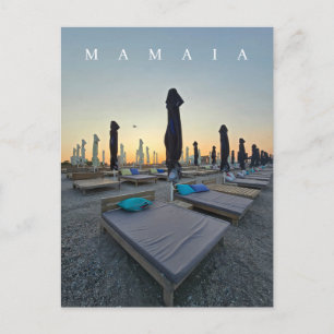 Playa Mamaia en postal de la tarde