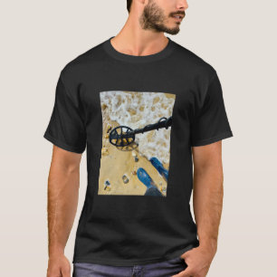 playa Metalizado Detectando camiseta - Regalo dive
