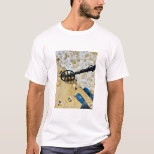 playa Metalizado Detectando camiseta - Regalo dive