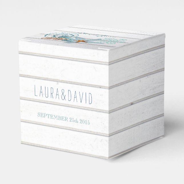 Playa Náutica | Caja de Favor de Boda (Costado Anverso)
