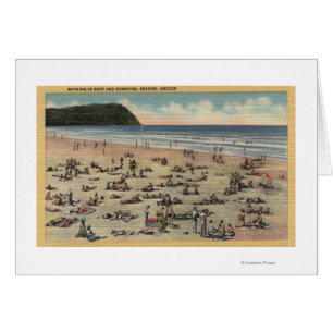 Playa, Oregon - bañándose en Suft y sol