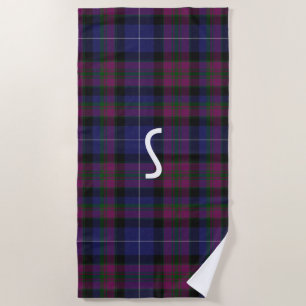 Playa Orgullo de Escocia Tartan Plaid Beach Toalla