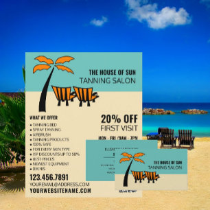 Playa Palm, Volante de Publicidad del Salón de Enc