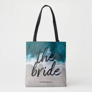 Playa Personalizada La Bolsa De La Novia Tote