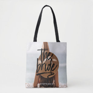 Playa Personalizada La Bolsa De La Novia Tote