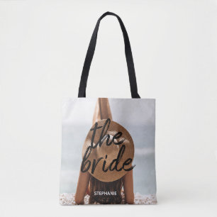 Playa Personalizada La Bolsa De La Novia Tote