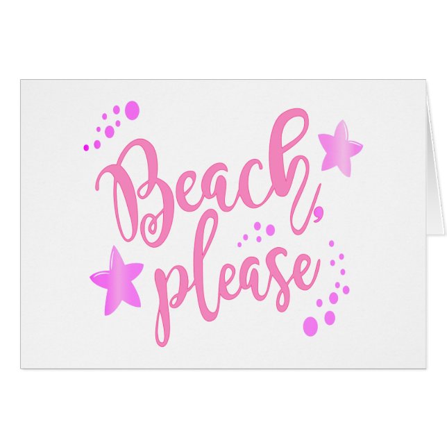 Playa Por favor rosa (Anverso (Horizontal))