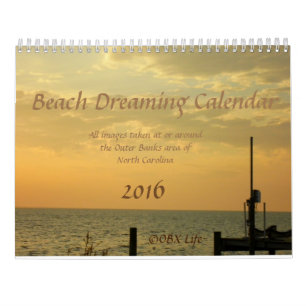 Playa que soña el calendario 2016