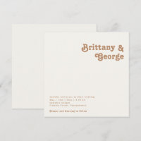 Playa Retro | Invitación a la boda en Plaza de Mar
