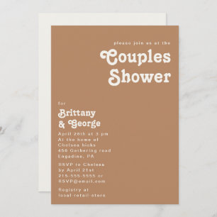 Playa Retro   Invitación a la ducha de las parejas