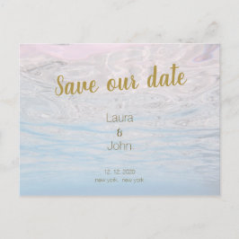 Playa Romántica Salve La Invitación De La Boda De