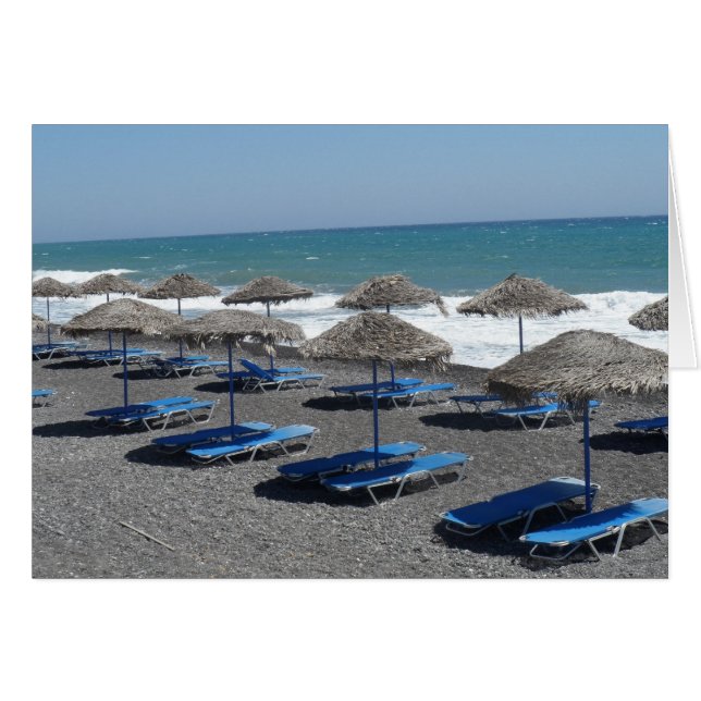 Playa Santorini, Grecia (Anverso (Horizontal))