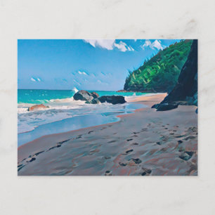 Playa Secreta, Tarjeta Postal de Kauai