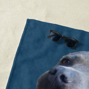 Playa Staffordshire Bull Terrier On Denim , Toalla De Pl