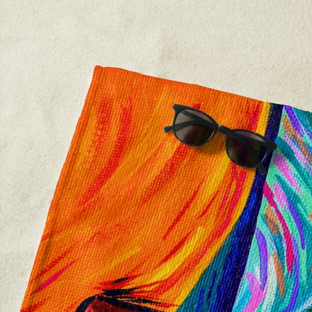 Playa Starry Sunset Beach Toalla de Chica de Florida (In situ)