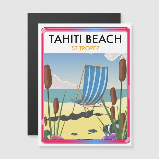 playa Tahití st tropez (Anverso/Reverso)