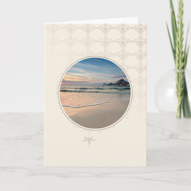 PLAYA - Tarjeta de felicitación (Anverso)